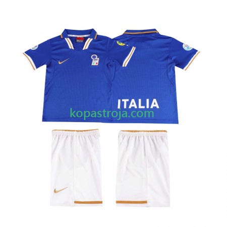 Billiga Fotbollströjor Italien Retro Barn Hemma tröja 1996 Kortärmad